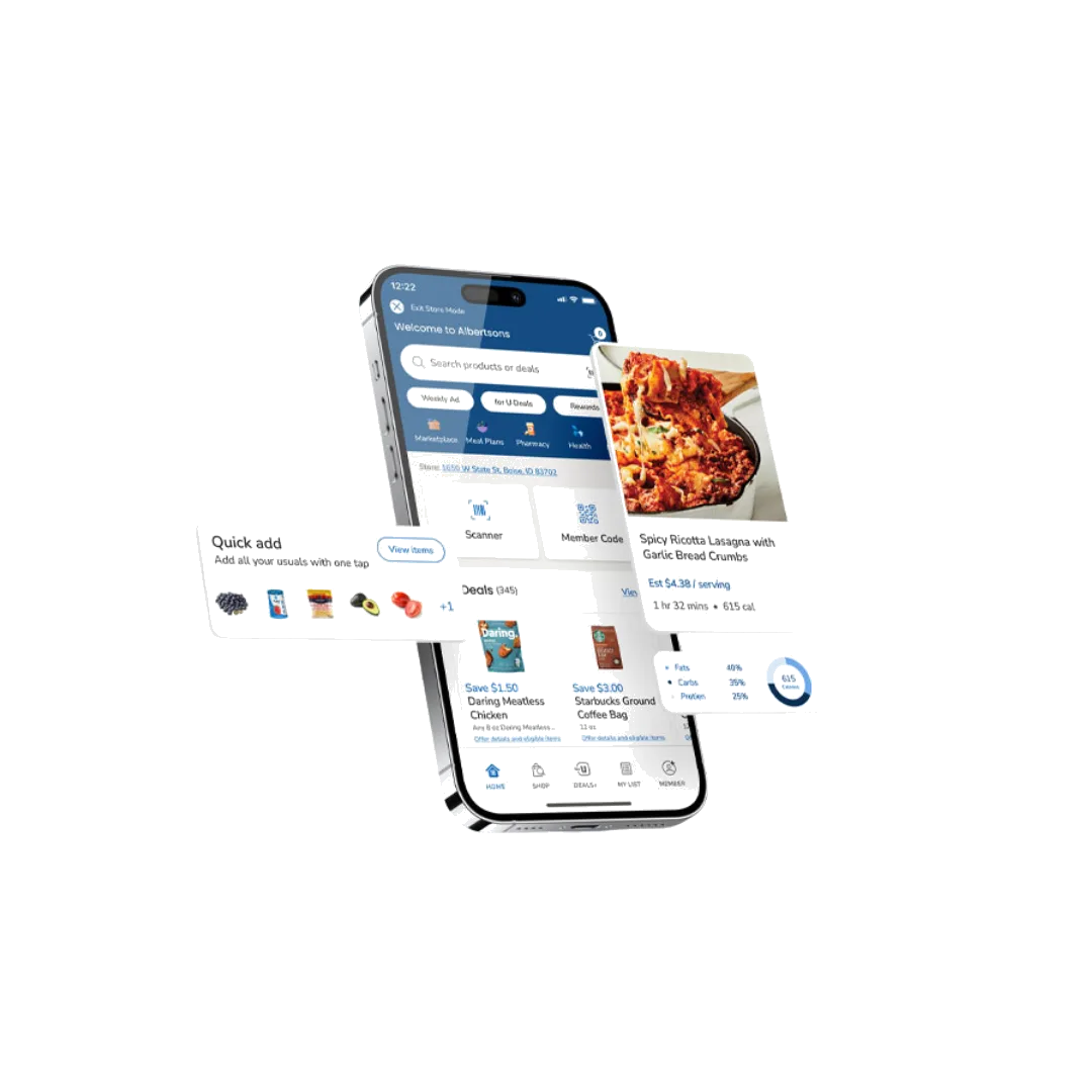 Albertsons Pilot App Mobile Design case study preview